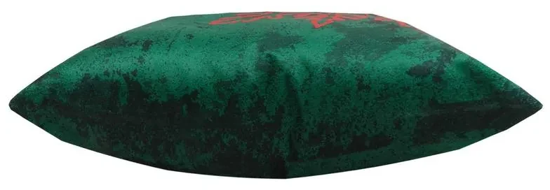 Capa de Almofada Natalina de Suede em Tons Verde 45x45cm - ANT-0105 - Somente Capa