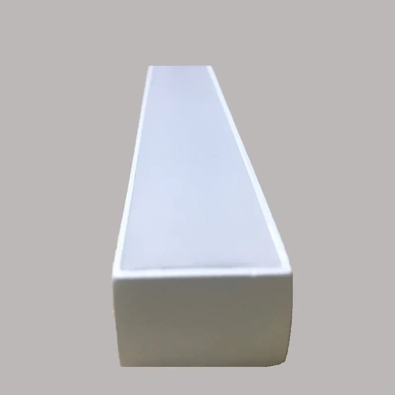 Perfil Sobrepor Para Fita Led Garbo 225Cm 2,3X225X1,7Cm | Usina 30020/... (BT - Branco Texturizado)