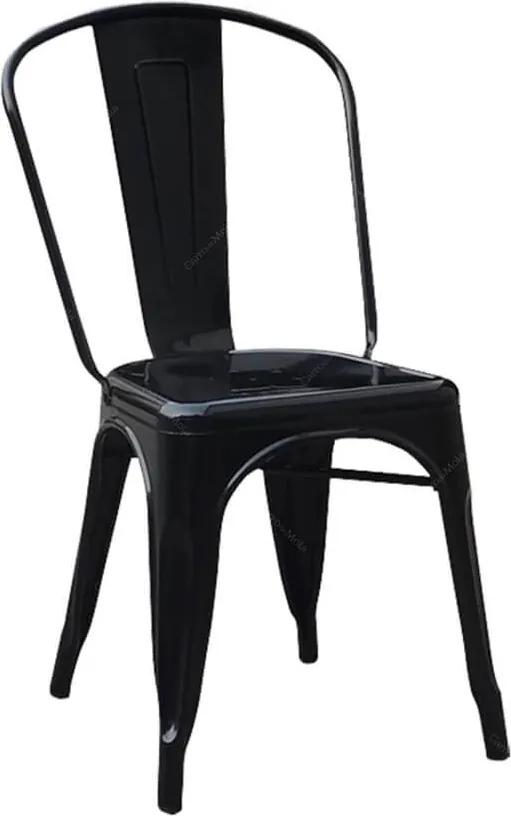 Cadeira Dark Fine Curves em Ferro - Urban - 85x45 cm