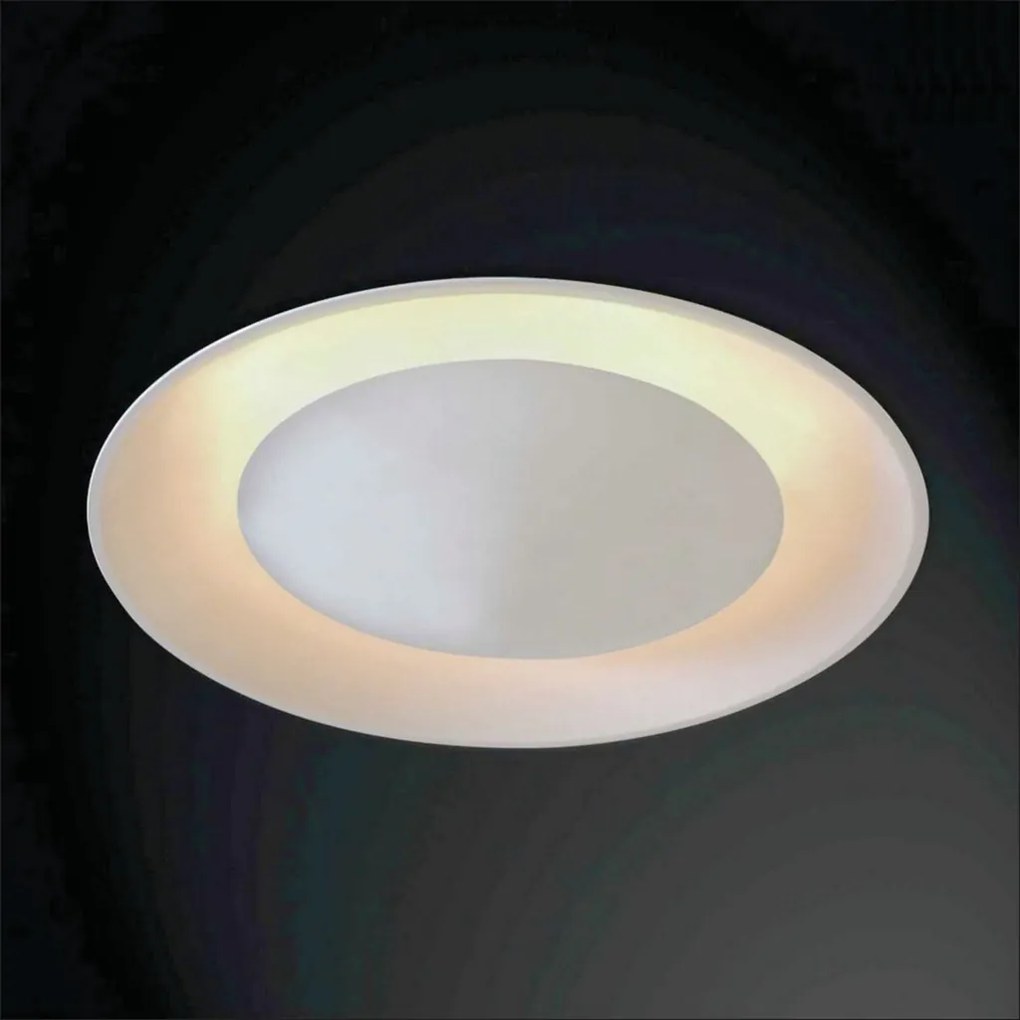 Luminária De Embutir Eclipse Curvo 3Xe27 Mini Ø43X11Cm Metal | Usina 2... (ND-B - Nude Brilho + BR-F - Branco Fosco)