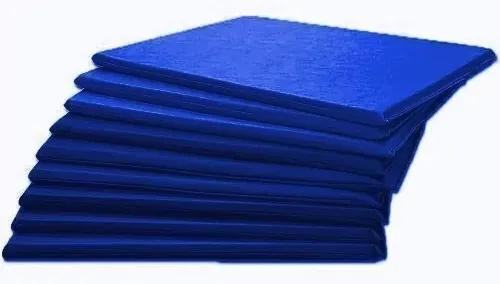 10 Colchonetes Academia Fitness Abdominal 90 X 40 X 3 Cm D33 (Azul)