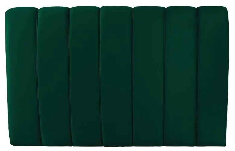 Cabeceira Painel Olivia Solteiro 90 cm Veludo Verde Esmeralda - D'Rossi