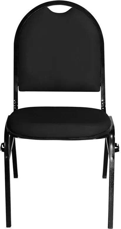 Cadeira Essencial Hot Fixável Couro Preto - Pethiflex