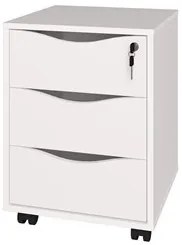 Conjunto Escritório Home Office 4 Peças Side A06 Branco/Carvalho - Mpo