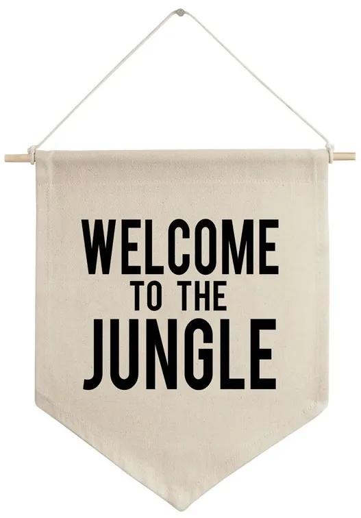 Fl&acirc;mula de tecido Welcome to the jungle