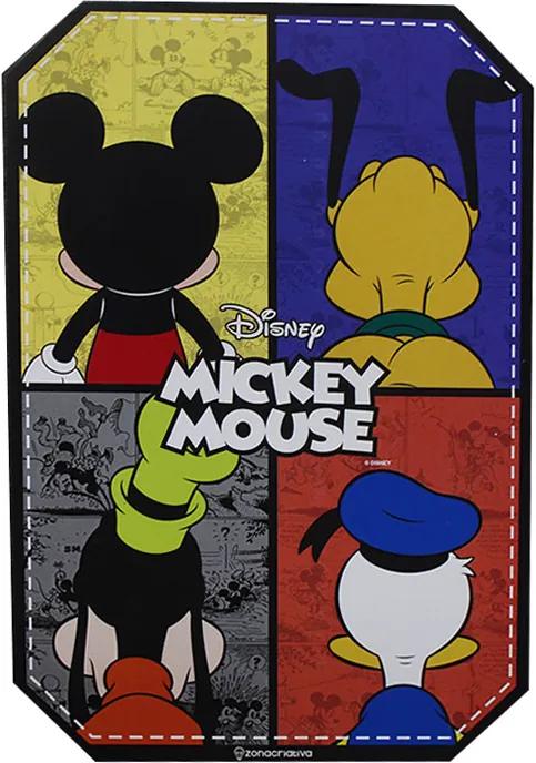 Placa Decorativa Mickey e Amigos