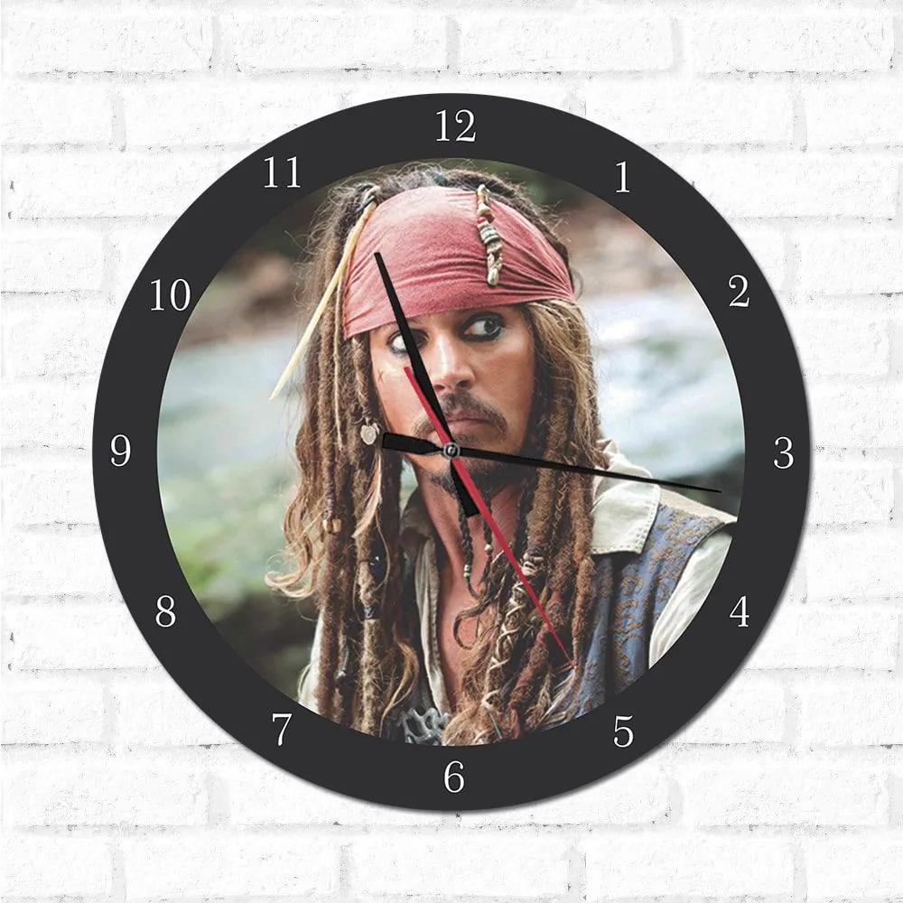 Relógio Decorativo Jack Sparrow 1