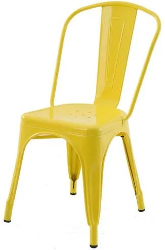 Cadeira Iron Tolix Amarelo - 16654 Sun House