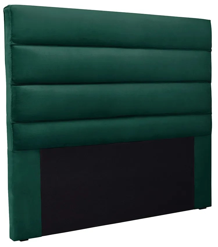 Cabeceira Cama Box Queen 160 cm Arles Veludo S04 - D'Rossi - Verde