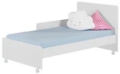 Berço Americano Mini Cama Com Rodízios Charme P14 Branco - Mpozenato