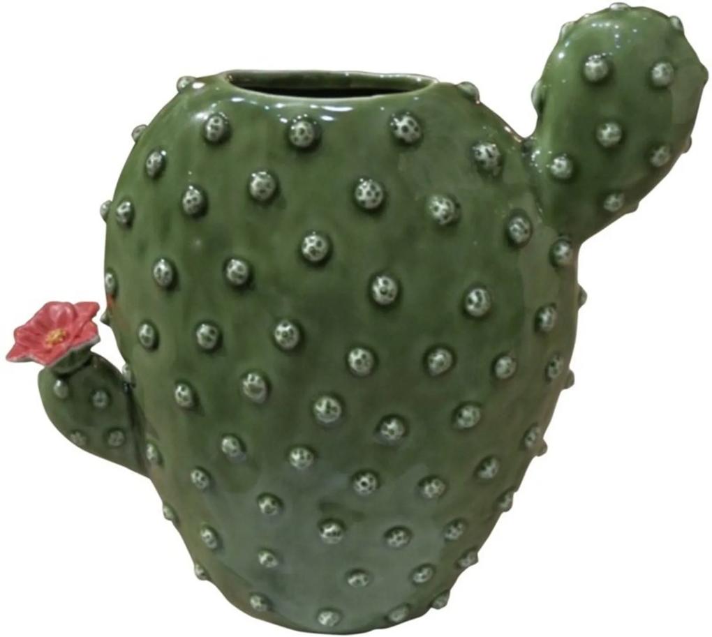 Vaso de Cerâmica Verde Ears Cactus 40398 Urban Home