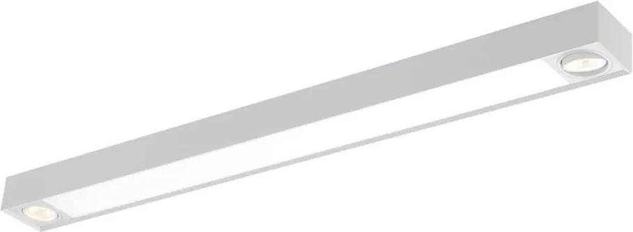 Luminaria Sobrepor Aluminio Branco 120cm