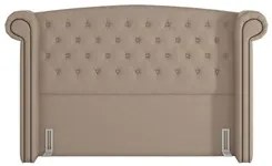 Cabeceira Cama Box Casal 140cm Provença P02 Linho Bege - Mpozenato