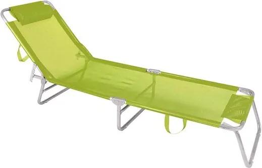 Cadeira Espreguiçadeira Alumínio Mor Verde Limão