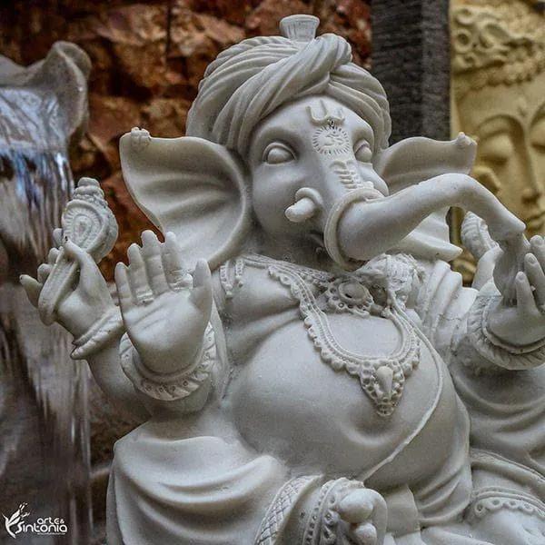 Escultura Ganesh c/ Turbante