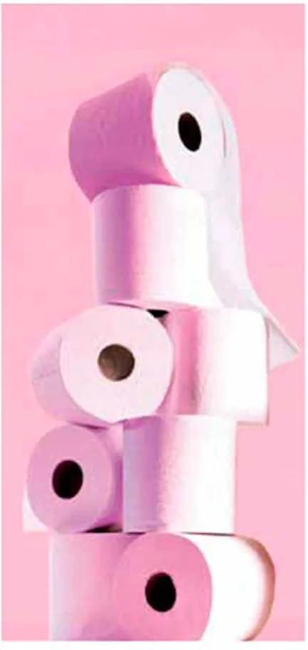 Papel de Parede para Porta Toilet Paper Wallness - Urban - 210x95 cm