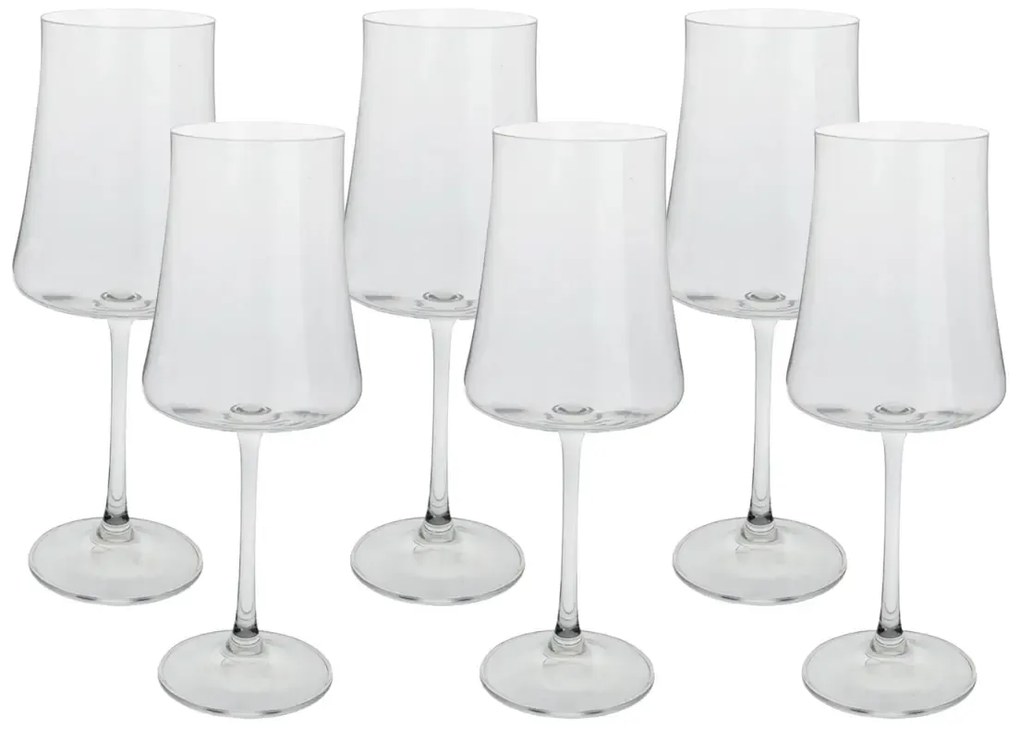 Conjunto 6 Taças 360Ml Para Vinho Branco Em Cristal Ecológico Xtra - Bohemia