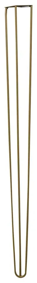 Kit 14 Pés de Metal 90 CM Hairpin Legs Aparador e Mesa de Canto Dourado G41