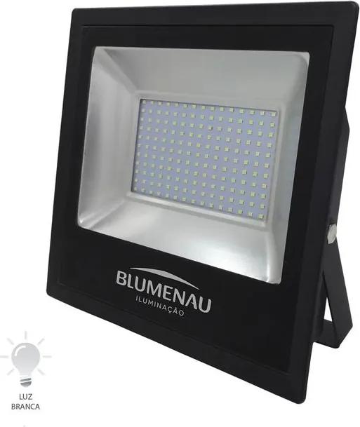 Refletor LED Slim 200W Bivolt Branco Frio 6000K - 74200600 - Blumenau - Blumenau