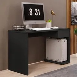 Mesa de Escritório Para Computador Noronha M09 Preto - Mpozenato