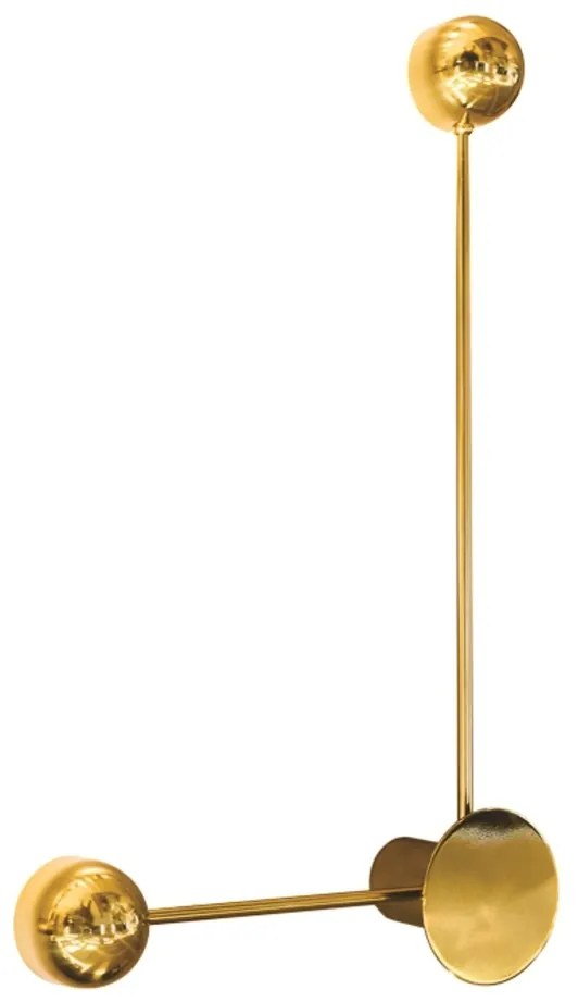 Arandela Conchiglia 2Xpci Led 5W 37X63X9Cm | Usina 5797/41D (FN-F - Fendi Fosco, 220V)