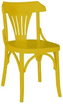 Cadeira Merione em Madeira Maciça Amarelo