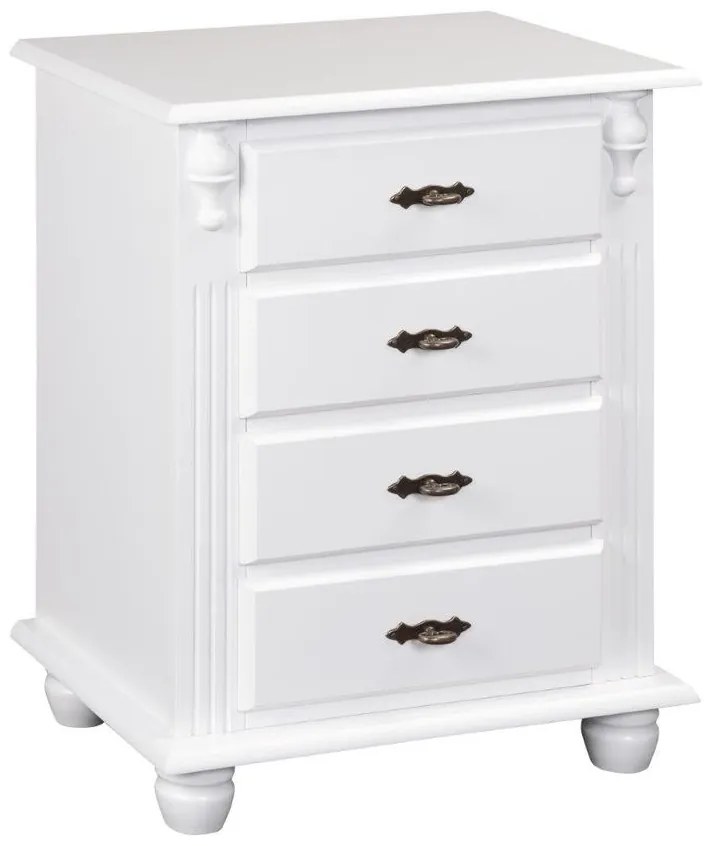 Mesa de Cabeceira 4 Gavetas - Wood Prime MY 907448