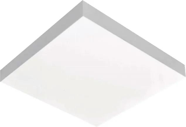 Plafon Led Sobrepor Quadrado 25W Branco 36Cm - LED BRANCO FRIO (6500K)