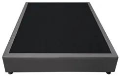 Base Box para Cama Viúva 128x188cm Liz S05 Sintético Cinza - Mpozenato