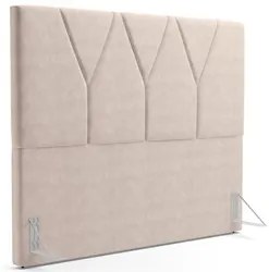 Cabeceira Cama Box Casal Queen 160cm Aura Suede W01 Bege - Mpozenato