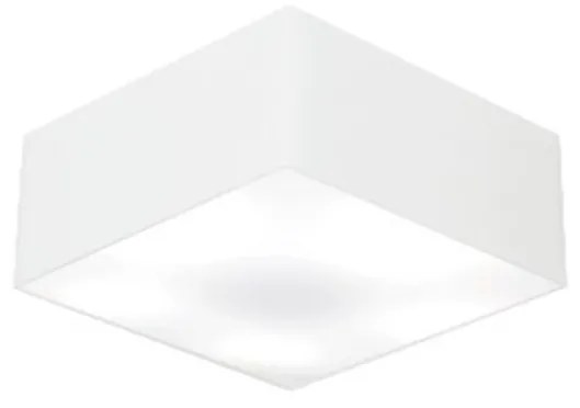 Plafon Para Banheiro Quadrado SB-3000 Cúpula Cor Branco