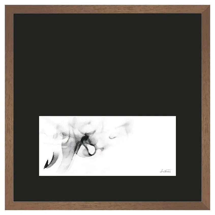 Quadro Decorativo Abstrato Sonhos Preto e Branco - CZ 44106