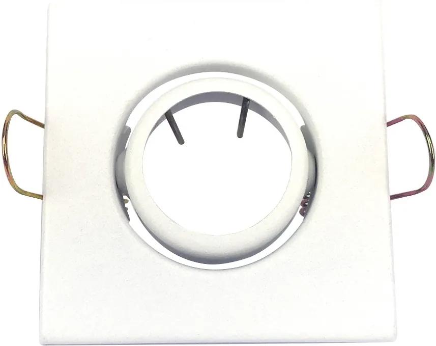 Embutido Quadrado POP Orientável para Minidicroica Branco GU10 - Bella Iluminação - DL056