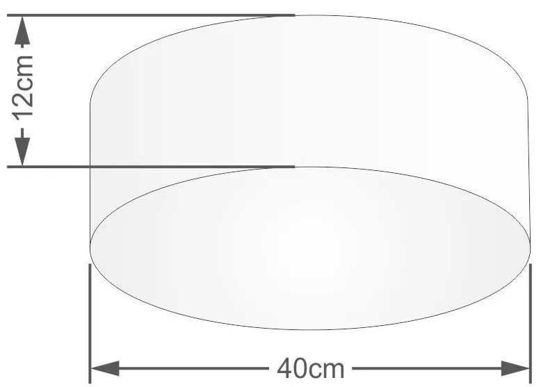 Plafon Para Dormitório Cilíndrico SD-3005 Cúpula Cor Rústico Cinza