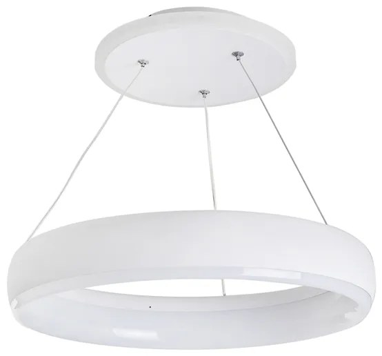 Pendente Led Aluminio Branco Dimerizavel 30w 120 Smart+