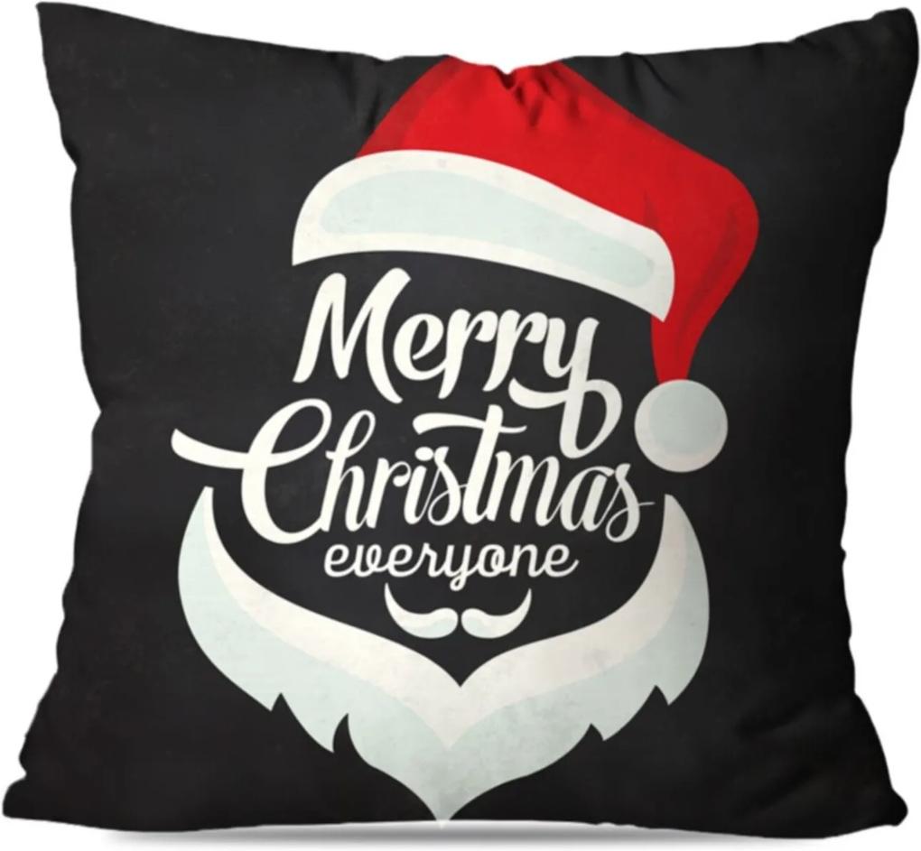 Capa de Almofada Love Decor Avulsa Decorativa Merry Christmas Everyone