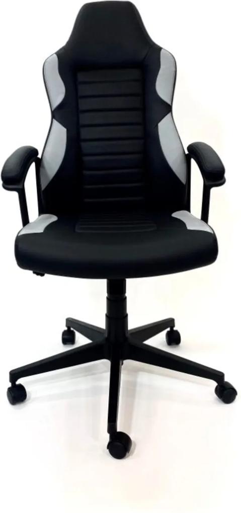 Cadeira Office byartdesign Gamer Preto e Cinza