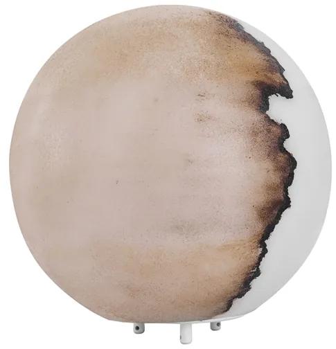 Luminaria De Piso Marmore Esfera Soleil 23cm