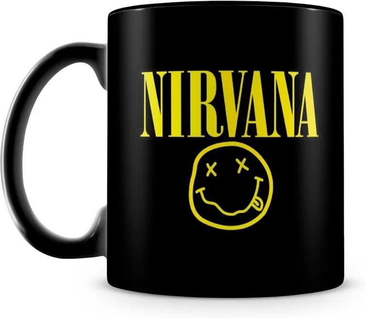 Caneca Personalizada Banda Nirvana (100% Preta)