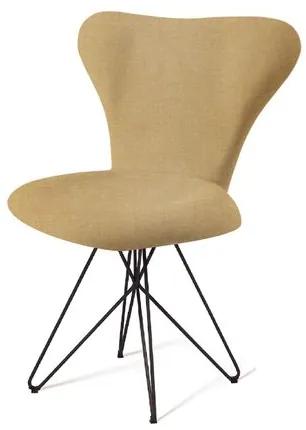 Cadeira Jacobsen Series 7 Bege com Base Estrela Preta - 55924 Sun House