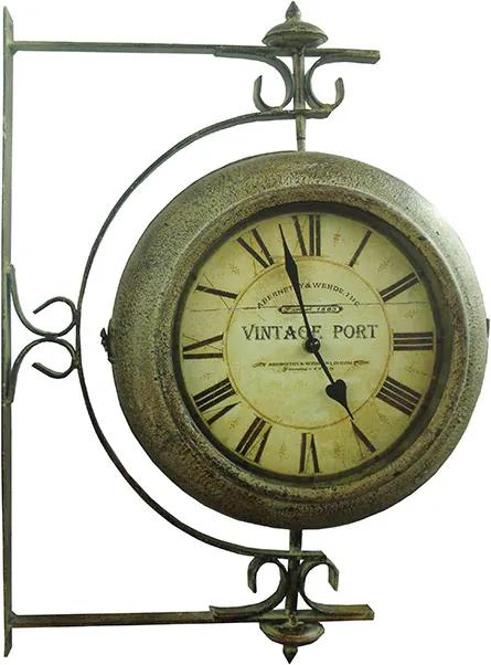 Relógio Estação Giratório Vintage