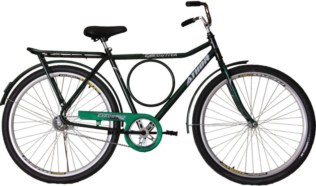 Bicicleta Aro 26 Executivo com Pedal Verde Athor Bikes