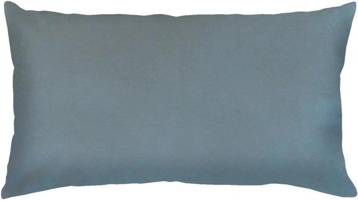 Capa de Almofada Retangular Lisa Azul Claro 60x30cm