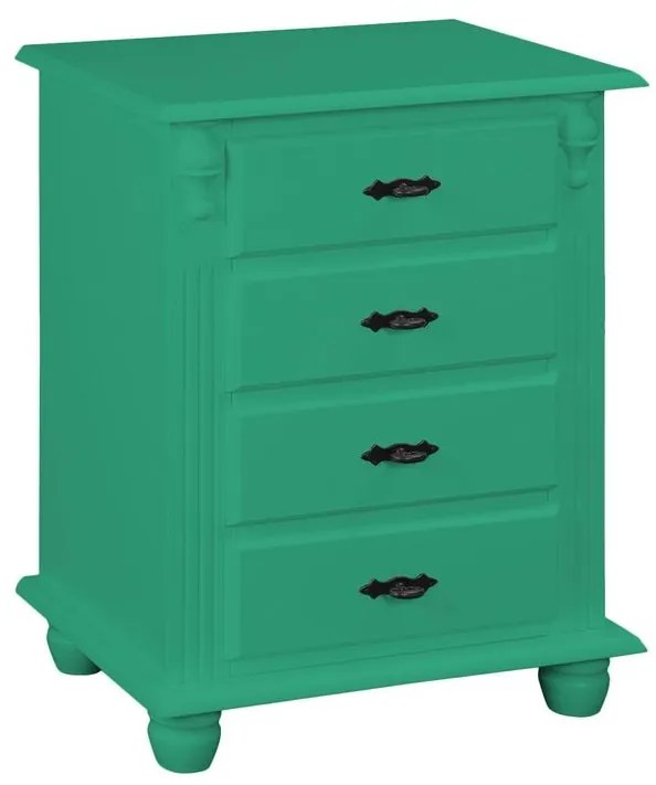 Mesa de Cabeceira 4 Gavetas - Wood Prime MY 25942