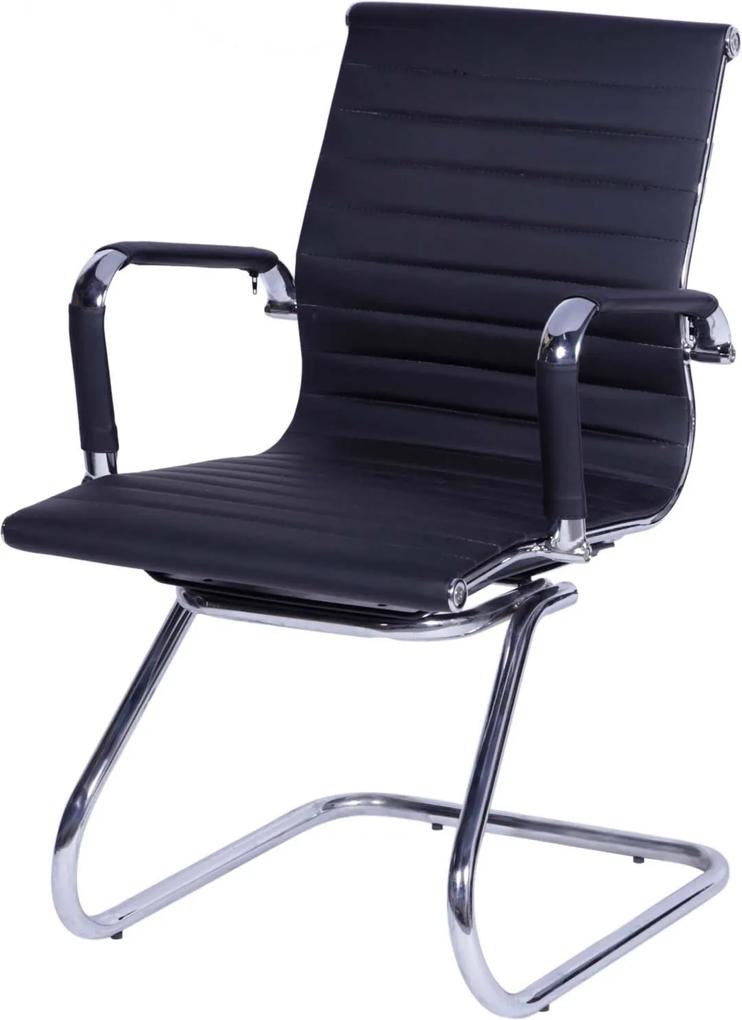 Cadeira Office Eames Esteirinha Fixa Preto OR Design