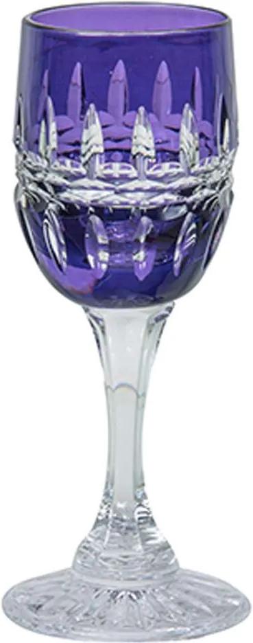 Taça de cristal Lodz para Licor de 45 ml – Violeta