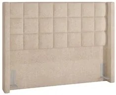 Cabeceira Cama Box Queen 160cm Pisa P02 Bouclé Bege - Mpozenato