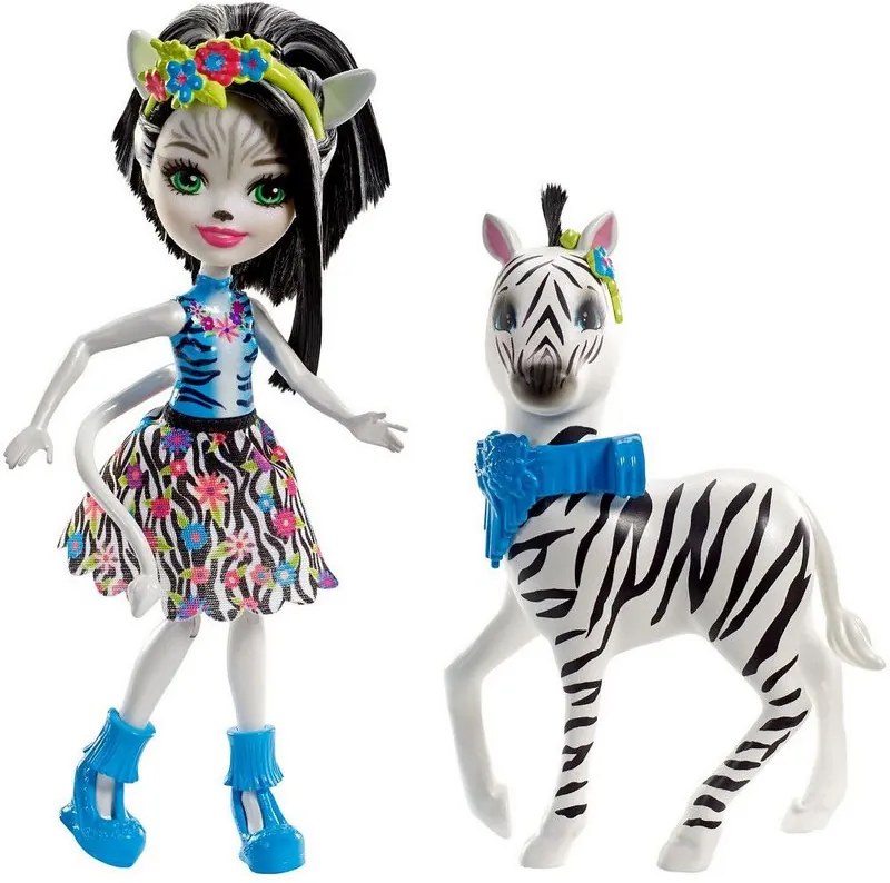 Enchantimals Conjunto - Zelena Zebra e Hoofette - Mattel