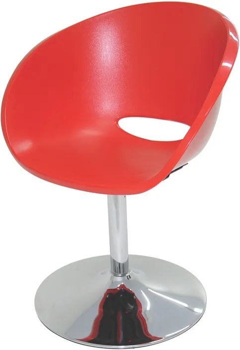 Cadeira Elena Pé Central Vermelho Summa - Tramontina