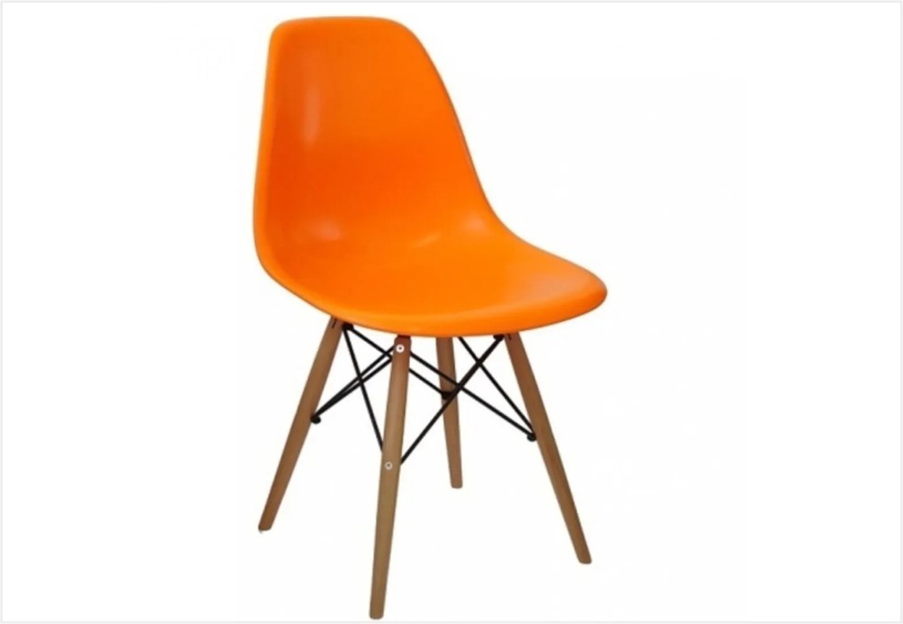 Cadeira Mpdecor Eiffel Charles Eames Laranja